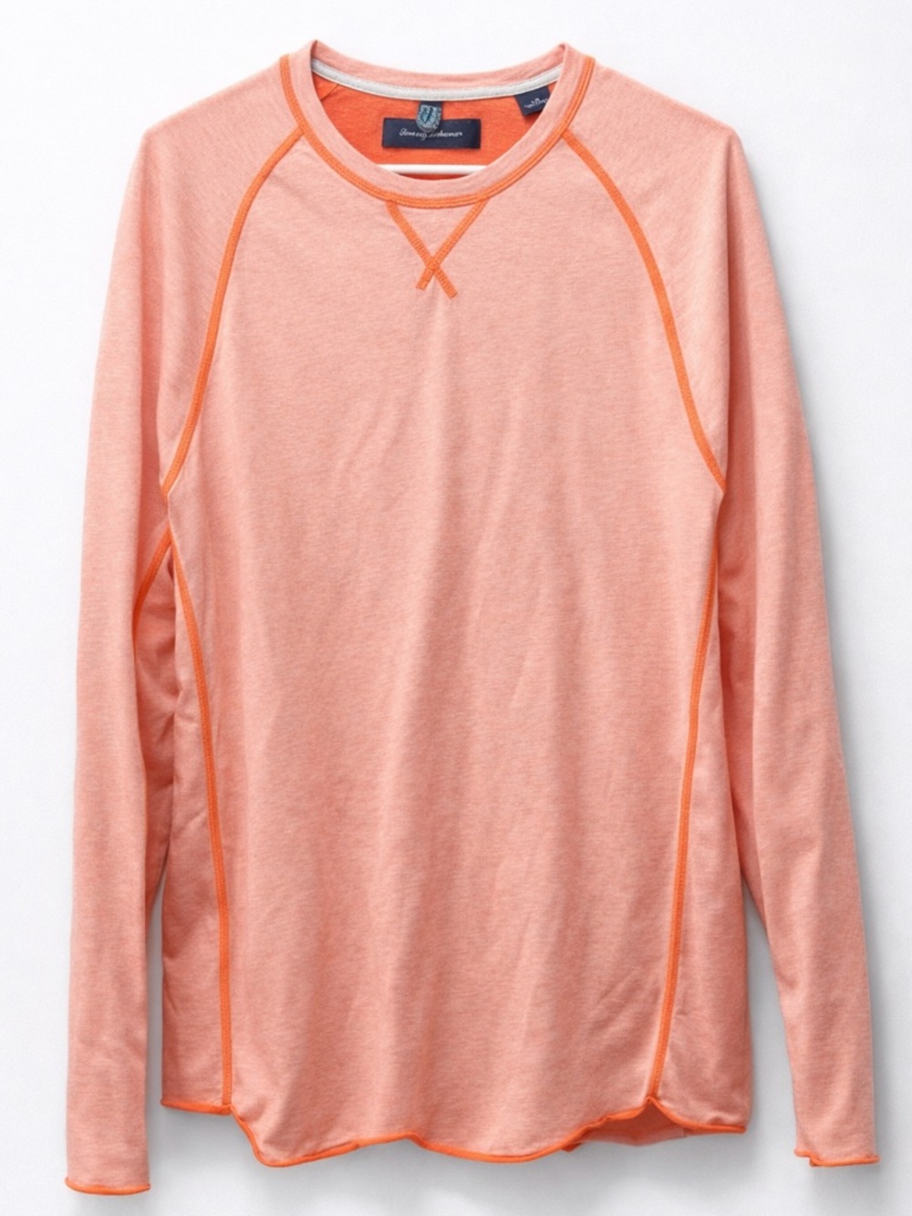 Tommy Bahama Coral and Light Pink Raglan Knit Top